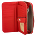 Trendy dámská koženková peněženka Bellina,  červená