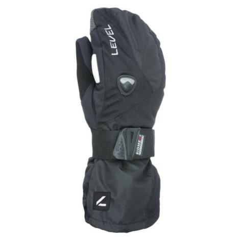 Level FLY Pánské lyžařské rukavice, černá, velikost