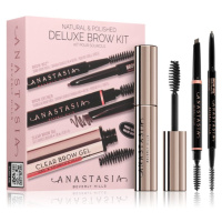 Anastasia Beverly Hills Natural & Polished Deluxe Brow Kit sada na obočí Taupe odstín