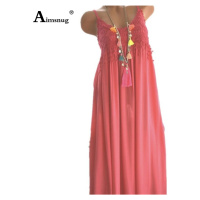 Letní šaty s krajkovým topem a špagetovými ramínky