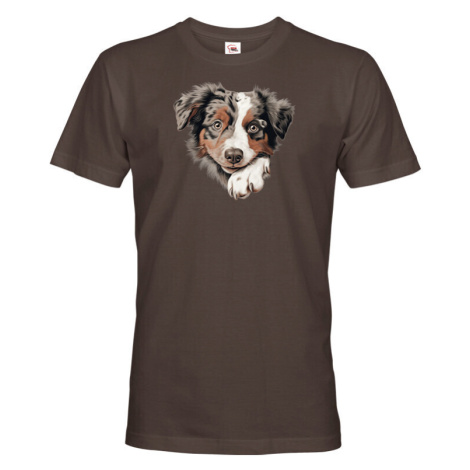 Pánské tričko  Australský ovčák- tričko pro milovníky psů BezvaTriko