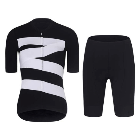 RIVANELLE Cyklistický krátký dres a krátké kalhoty - MISSVELOAIRE - bílá/černá