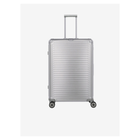 Cestovní kufr v stříbrné barvě Travelite Next 4w L Silver