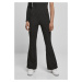 Urban Classics / Ladies Flared Pin Stripe Pants black/white