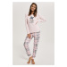 Dámské pyžamo Italian Fashion Bora - bavlna Růžová