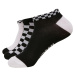 Sneaker Socks Checks 3-Pack black/white