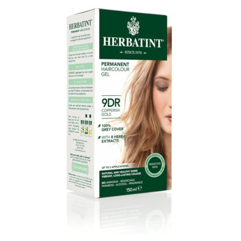 HERBATINT Permanentní barva na vlasy měděná zlatá 9DR 150 ml