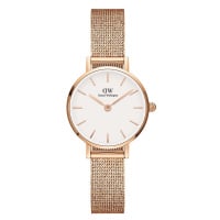 Hodinky Daniel Wellington Petite 24 Pressed růžová barva