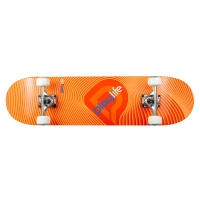 Skateboard Playlife Illusion Orange 31x8
