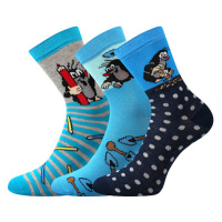 Chlapecké ponožky Boma - Krtek, modrá / tyrkysová Barva: Modrá