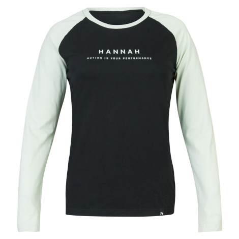 Hannah Prim Dámské triko s dlouhým rukávem 10036103HHX anthracite/dawn blue