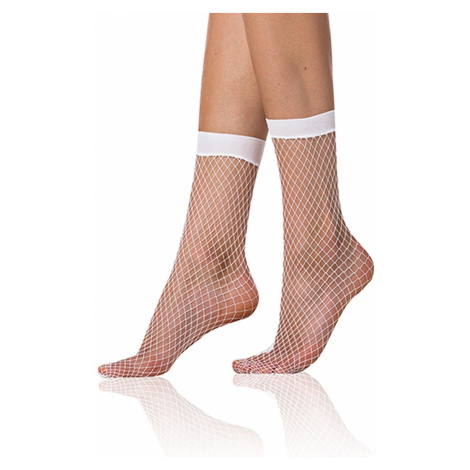Síťované ponožky Bellinda NET bílé