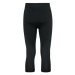 Odlo BL BOTTOM 3/4 PERFORMANCE WARM ECO Pánské funkční tříčtvrteční kalhoty, černá, velikost