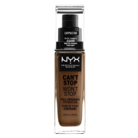NYX Professional Makeup Can't Stop Won't Full Coverage č. 17 - Cappuccino Make-up 30 ml