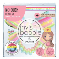Invisibobble Dětská gumička do vlasů se stuhou Kids Slim Sprunchie Let‘s Chase Rainbows