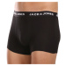 7PACK pánské boxerky Jack and Jones černé (12171258)