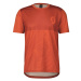 SCOTT Cyklistický dres s krátkým rukávem - TRAIL VERTIC SS - oranžová