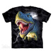 The Mountain Dětské batikované tričko - Dinosaur - černé