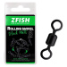 Zfish obratlík rolling swivel black matt vel 8 nosnost 28 kg