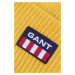 ČEPICE GANT UNISEX. GANT RETRO LOGO BEANIE žlutá