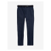Tmavě modré pánské slim fit chino kalhoty Marks & Spencer
