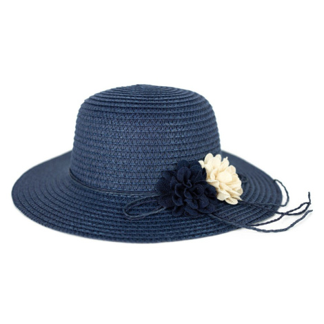 Dívčí klobouček Art of Polo 22123 Bouquet Tmavě modrá