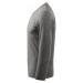Malfini Long Sleeve Unisex triko 112 tmavě šedý melír