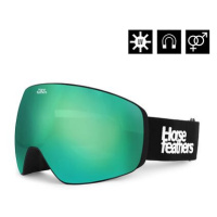 HORSEFEATHERS Snowboardové brýle Scout - black/mirror green BLACK