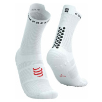 Compressport PRO RACING SOCKS V4.0 RUN HIGH Běžecké ponožky, bílá, velikost