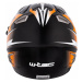 Moto přilba W-TEC Dualsport Black-Fluo Orange
