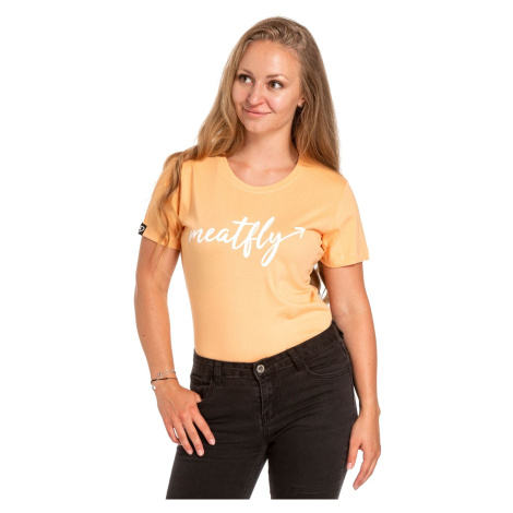 Meatfly dámské tričko Luna Peach | Oranžová