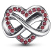 Pandora Romantický stříbrný korálek Nekonečná láska 792246C01