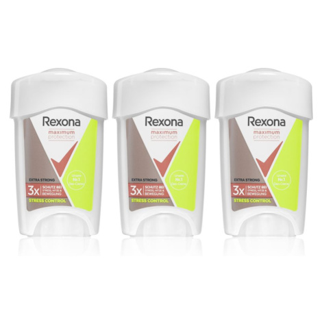 Rexona Maximum Protection Stress Control krémový antiperspirant pro redukci pocení(výhodné balen