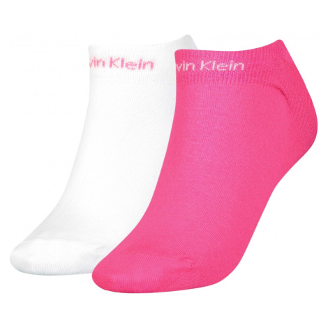 Calvin Klein Ponožky 701218774004 White/Shade Of Pink