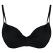 Trendyol Black Balconette Gathered Regular Bikini Top
