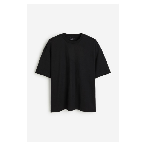 H & M - Bavlněné tričko Oversized Fit - černá H&M