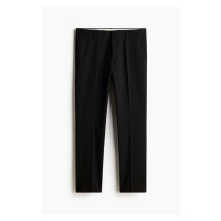H & M - Společenské kalhoty Slim Fit - černá