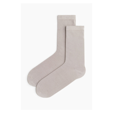 H & M - Ponožky z bambusové směsi - hnědá H&M