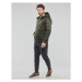 Jack & Jones JJEHERO PUFFER HOOD Khaki