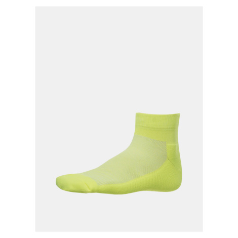 Neonově žluté dámské kotníkové ponožky SAM 73