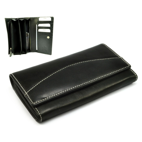 Černá dámská kožená peněženka Dariya bags