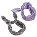 Satin Bandana 2-Pack - lavender/asphalt