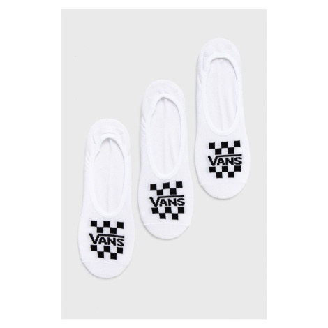 Ponožky Vans pánské, bílá barva, VN0A7S9BWHT1-WHITE