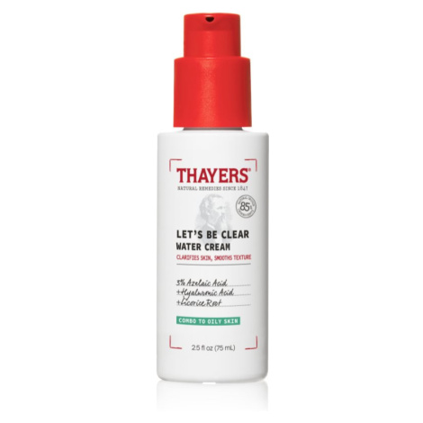 Thayers Let’s Be Clear Water Cream hydratační krém na obličej 75 ml