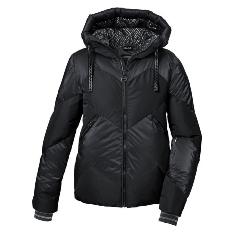 Killtec dámská lyžařská bunda KSW 100 s kapucí zimní prošívaná černá (42036/200)