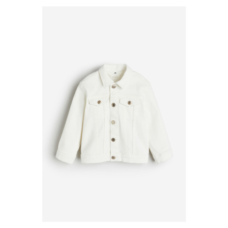 H & M - Džínová bunda - bílá H&M