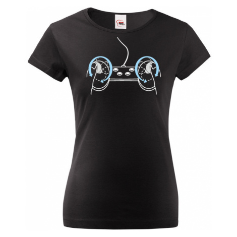 Dámské tričko s vtipným potiskem Playstation BezvaTriko