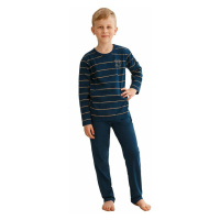 Chlapecké pyžamo Harry tmavě modré s pruhy