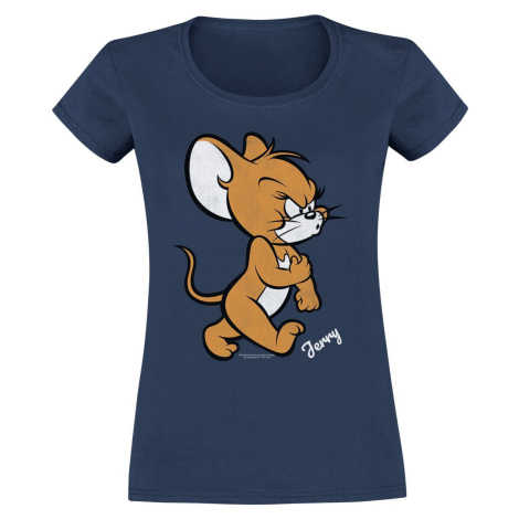 Tom And Jerry Jerry Dámské tričko námořnická modrá