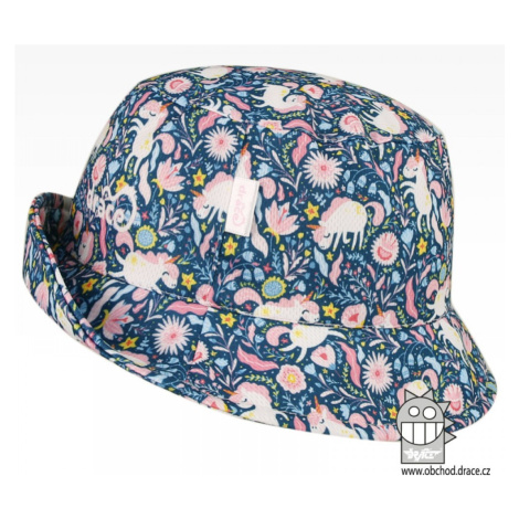 Funkční letní klobouk Dráče - Florida 28, modrá, jednorožci Barva: Modrá